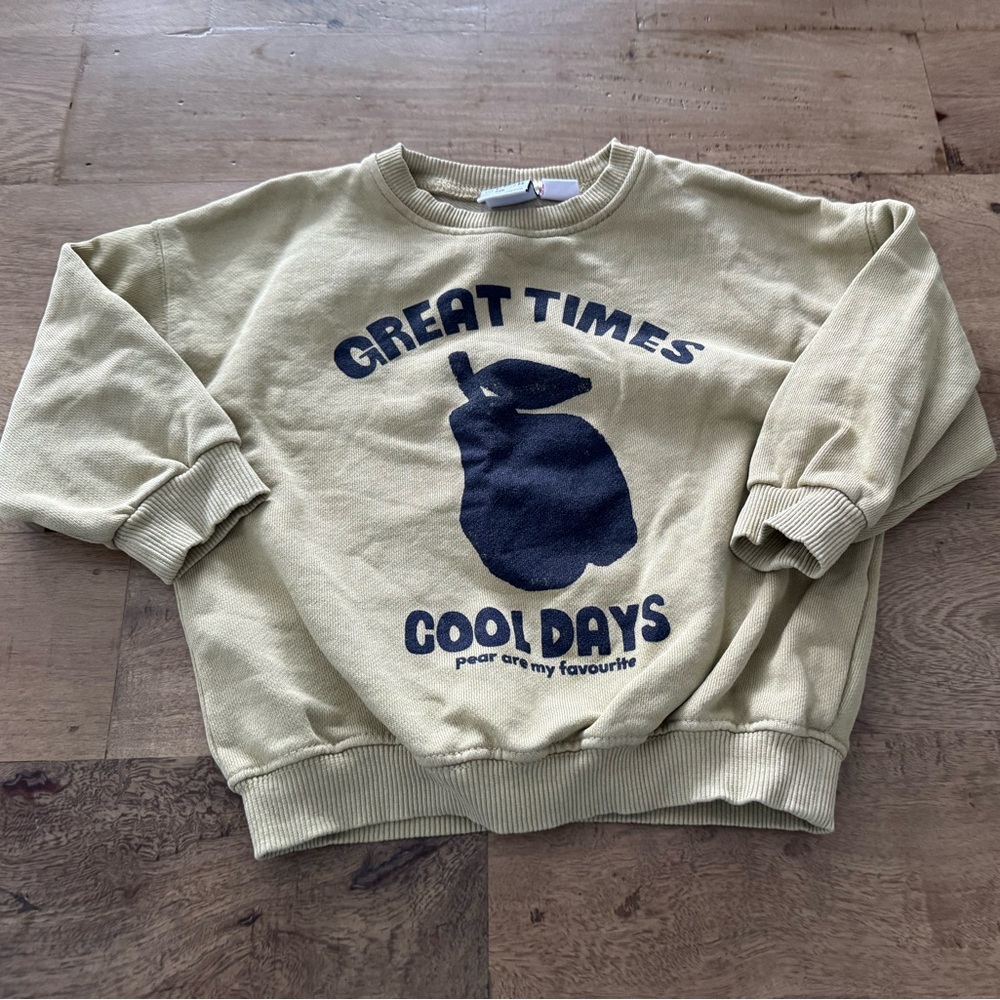 Zara fun Great Times Cool Days Graphic Sweatshirt size 1 1/2 years